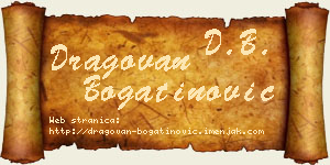 Dragovan Bogatinović vizit kartica
